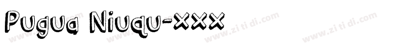 Pugua Niuqu字体转换